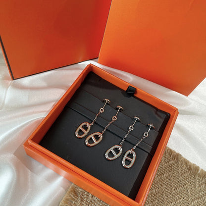 [Limara]CHAINE TASSEL EARRINGS