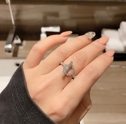 [Limara]ECHAPPEE RING SILVER DIAMOND