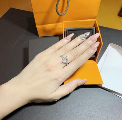 [Limara]ECHAPPEE RING SILVER DIAMOND