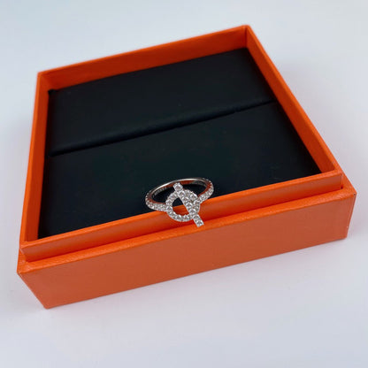 [Limara]ECHAPPEE RING SILVER DIAMOND