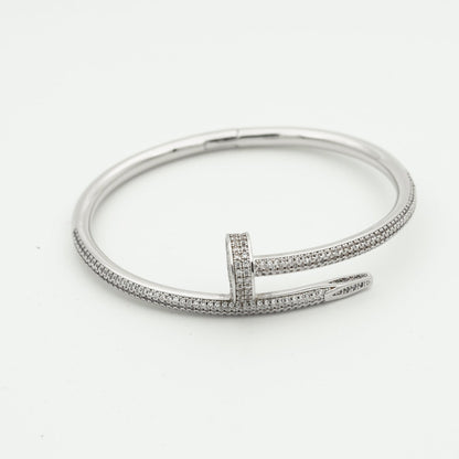 [Limara]JUSTE UN CLOU 3.5MM FULL PAVÉ NAIL BANGLE