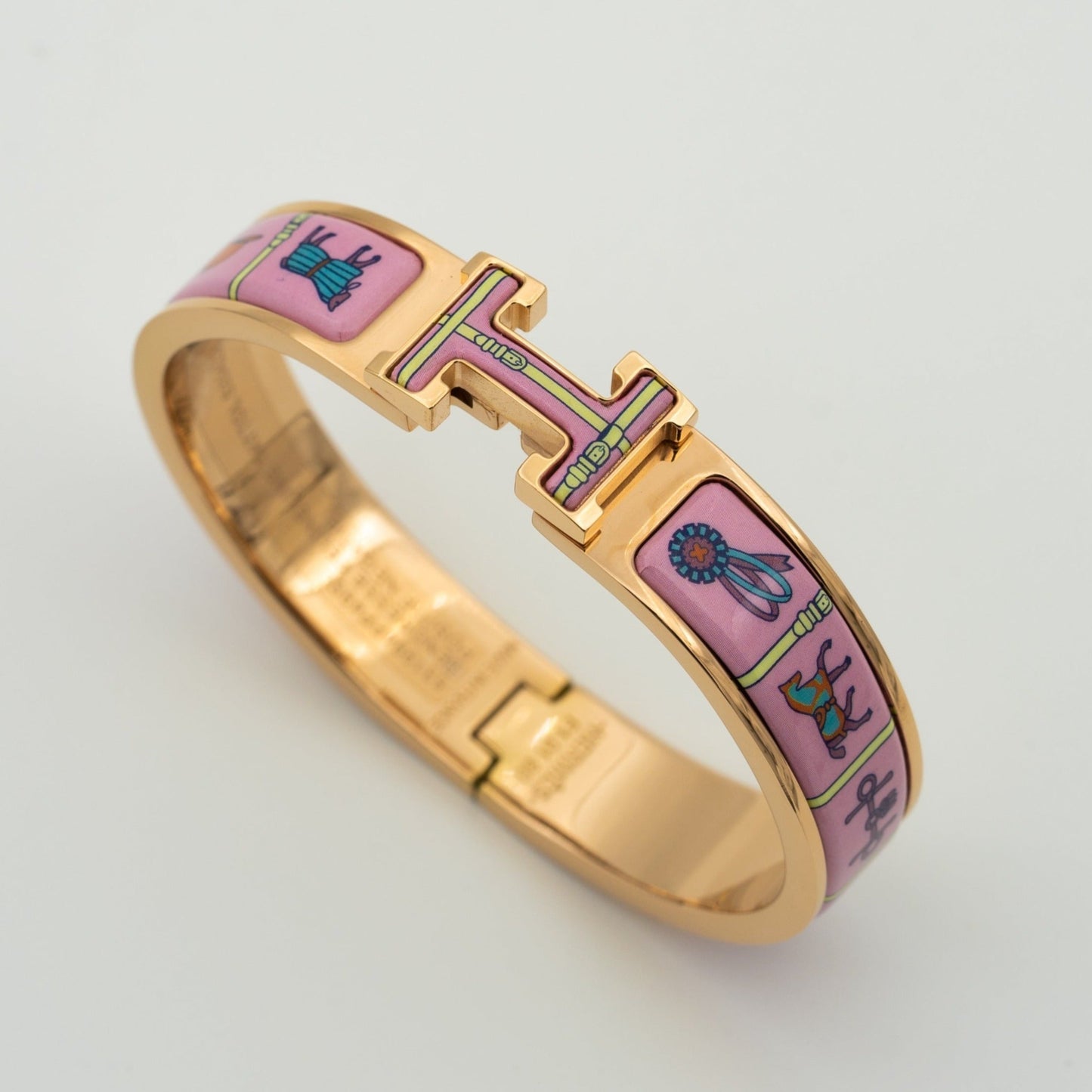 [Limara]H ROSE GOLD BRACELET PINK CERAMIC