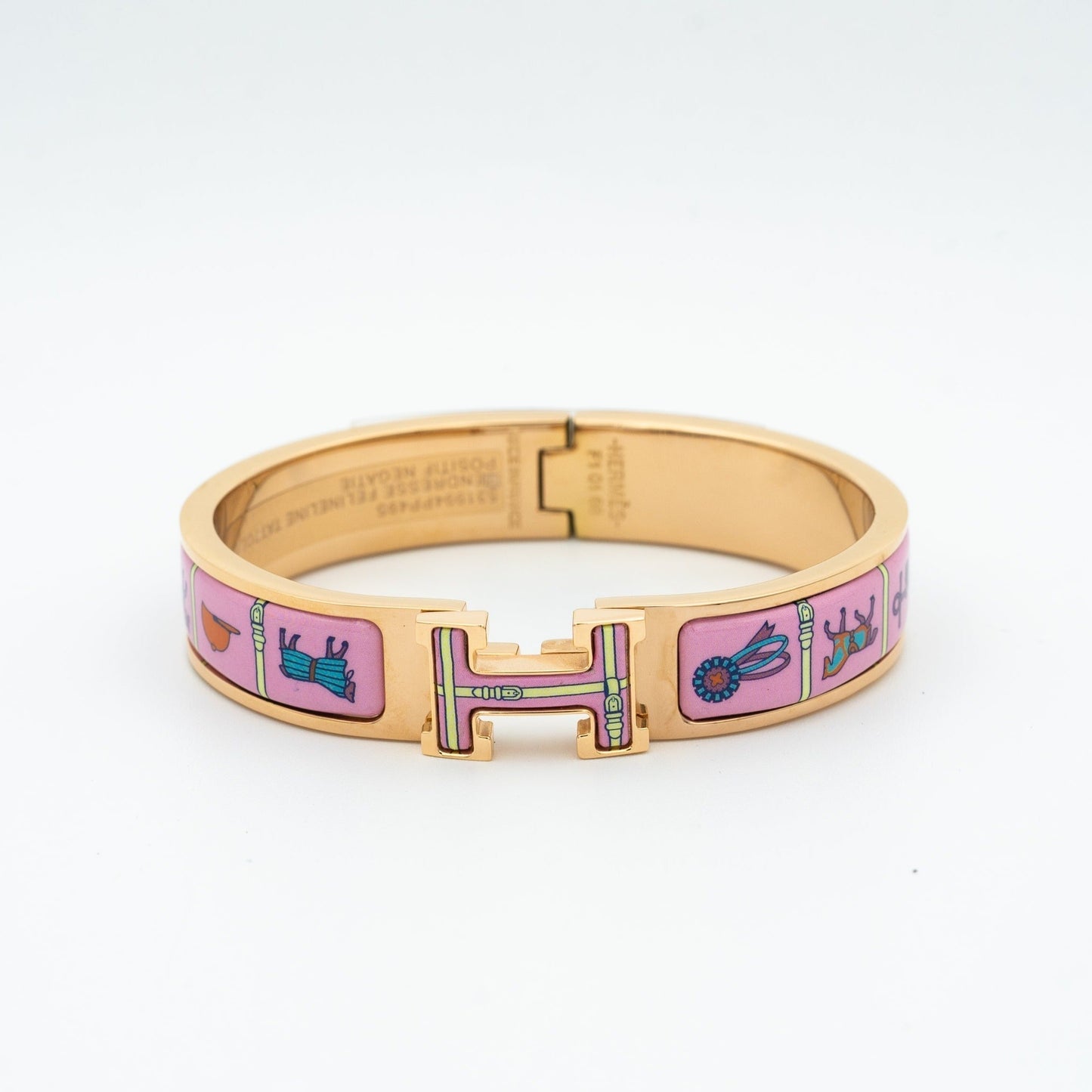 [Limara]H ROSE GOLD BRACELET PINK CERAMIC