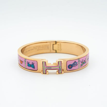 [Limara]H ROSE GOLD BRACELET PINK CERAMIC