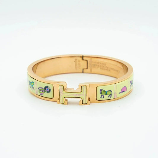 [Limara]H ROSE GOLD BRACELET CREAM CERAMIC