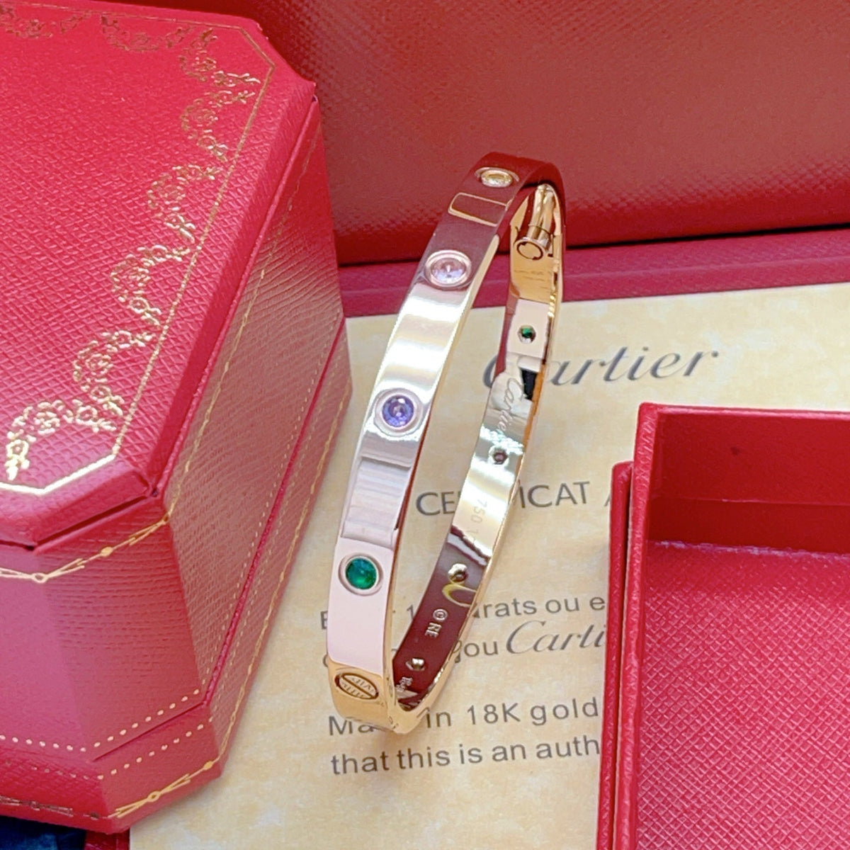 [Limara] 2026 RAINBOW LOVE BRACELET 6.1MM  10 DIAMONDS