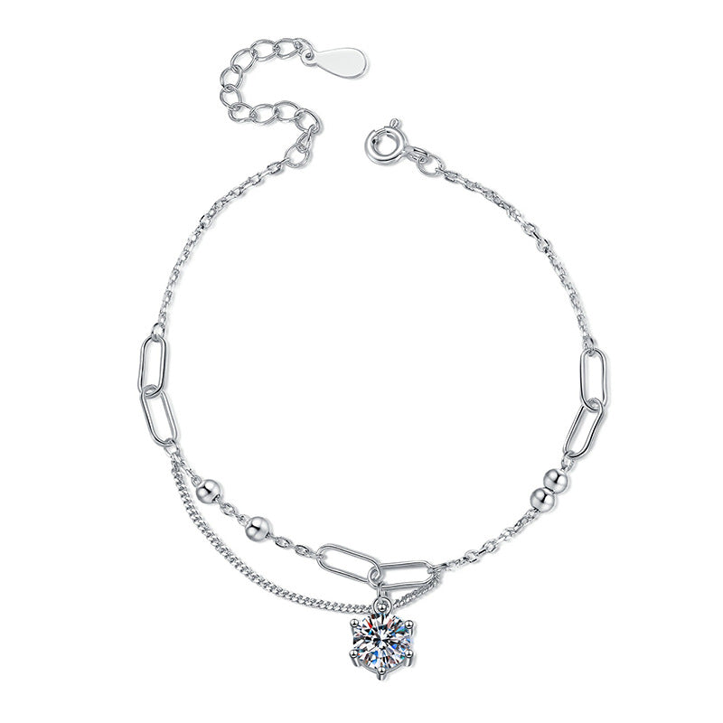 [Limara]CLASSIC SOLITAIRE MOISSANITE BRACELET