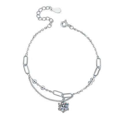 [Limara]CLASSIC SOLITAIRE MOISSANITE BRACELET