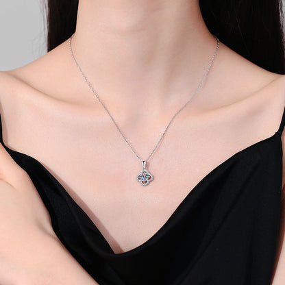 [Limara]CLASSIC CLOVER MOISSANITE PENDANT NECKLACE