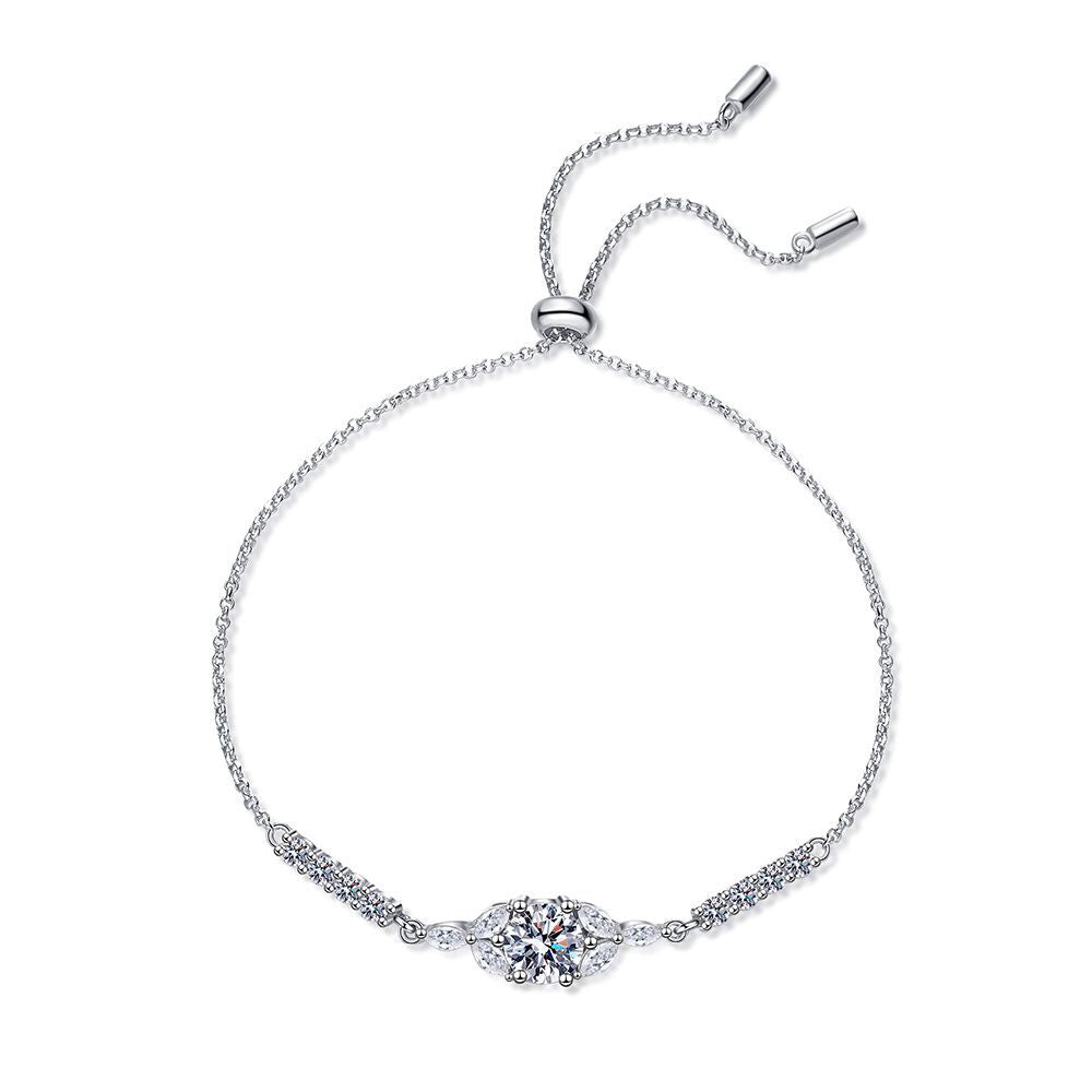 [Limara]BLOOMING STAR-FLOWER MOISSANITE BRACELET