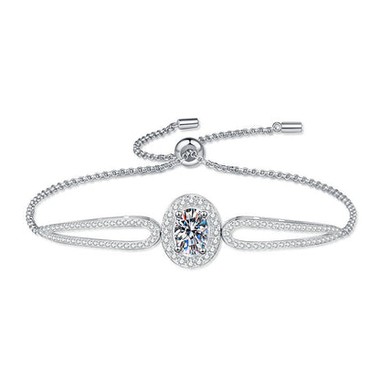 [Limara]"PIGEON'S EGG" TEARDROP MOISSANITE BRACELET