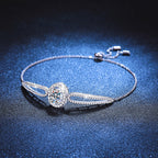 [Limara]"PIGEON'S EGG" TEARDROP MOISSANITE BRACELET