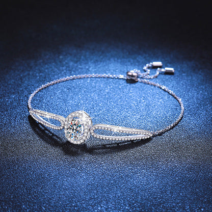 [Limara]"PIGEON'S EGG" TEARDROP MOISSANITE BRACELET