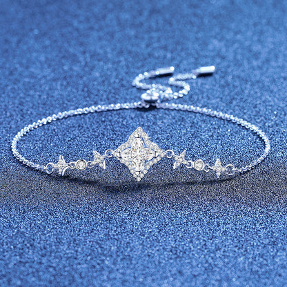 [Limara]MARQUISE-CLOVER MOISSANITE BRACELET