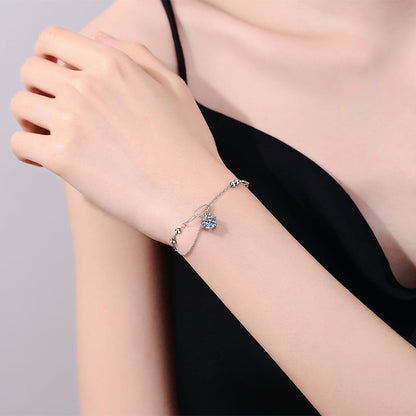 [Limara]CLASSIC SOLITAIRE MOISSANITE BRACELET