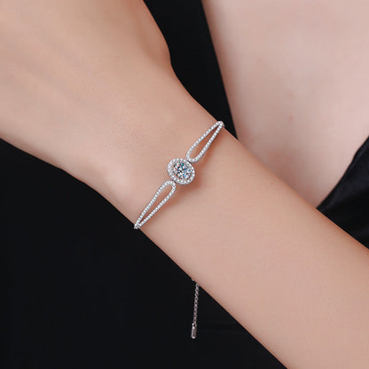 [Limara]"PIGEON'S EGG" TEARDROP MOISSANITE BRACELET