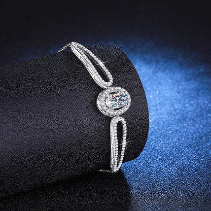 [Limara]"PIGEON'S EGG" TEARDROP MOISSANITE BRACELET