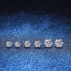 [Limara]SIX-PRONG MOISSANITE EARRINGS