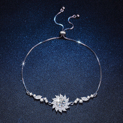 [Limara]RADIANT SUNFLOWER MOISSANITE BRACELET