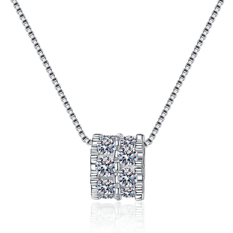 [Limara]ELEGANT SLIM-WAIST MOISSANITE NECKLACE