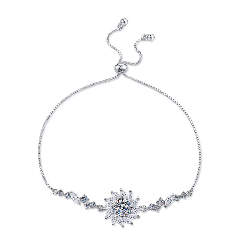 [Limara]RADIANT SUNFLOWER MOISSANITE BRACELET
