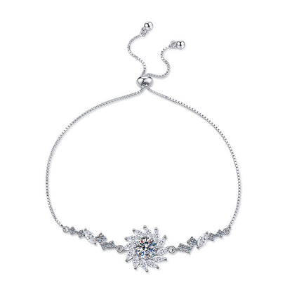 [Limara]RADIANT SUNFLOWER MOISSANITE BRACELET