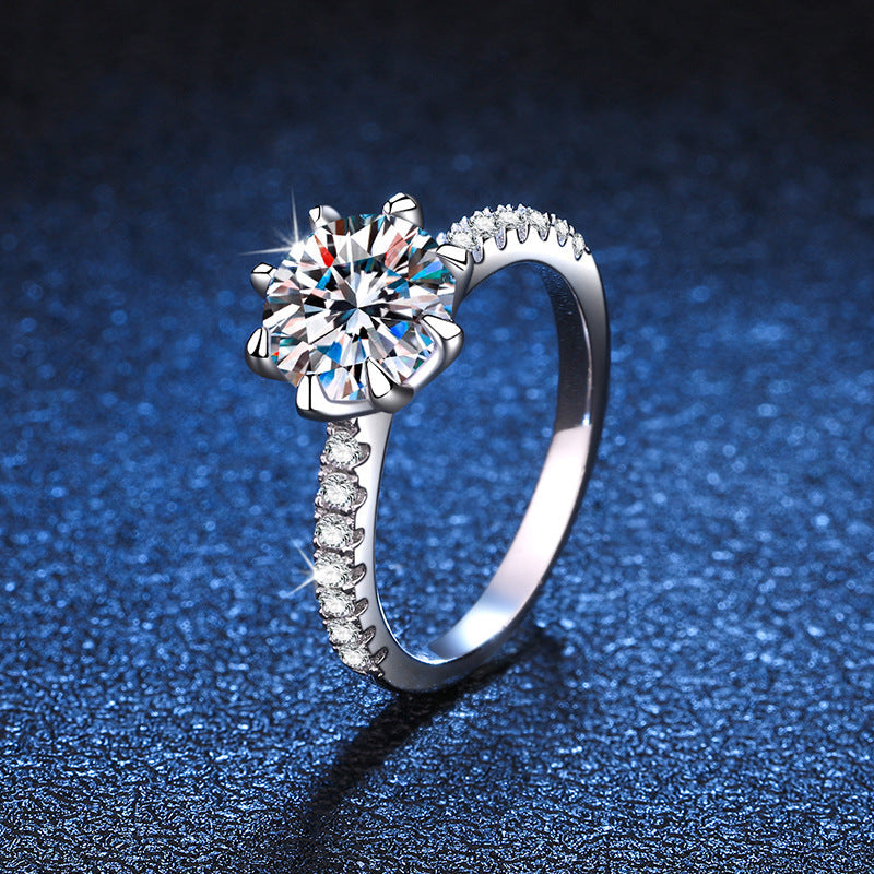 [Limara]BOLD TIGER CLAW MOISSANITE ENGAGEMENT RING