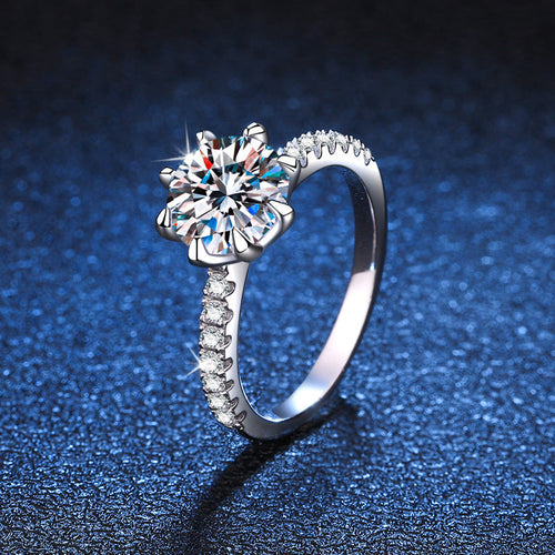 [Limara]BOLD TIGER CLAW MOISSANITE ENGAGEMENT RING