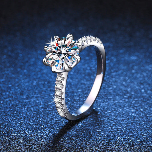[Limara]BOLD TIGER CLAW MOISSANITE ENGAGEMENT RING