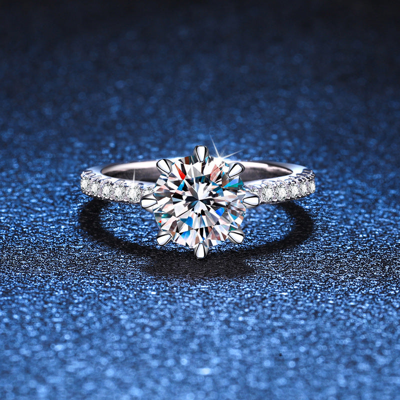 [Limara]BOLD TIGER CLAW MOISSANITE ENGAGEMENT RING