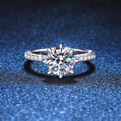 [Limara]BOLD TIGER CLAW MOISSANITE ENGAGEMENT RING