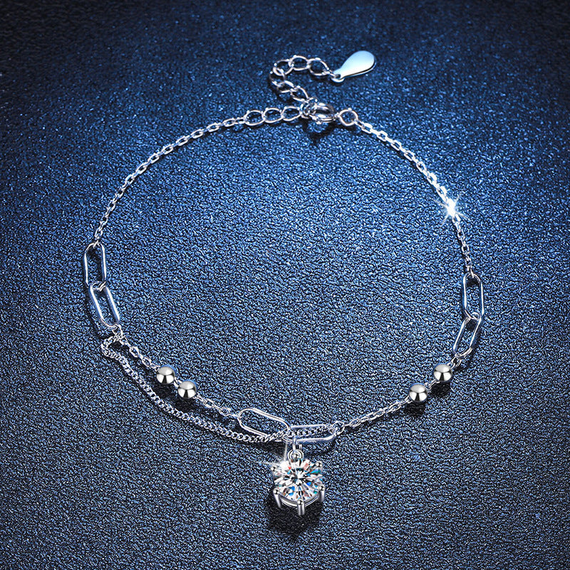 [Limara]CLASSIC SOLITAIRE MOISSANITE BRACELET