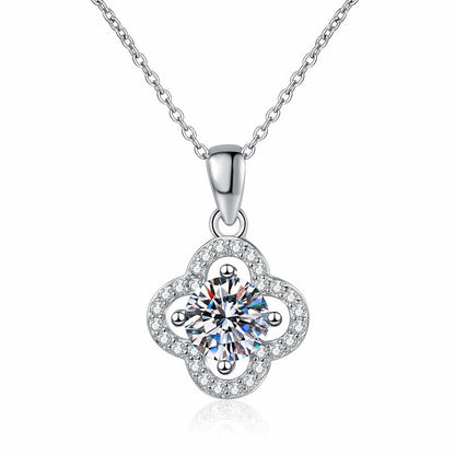 [Limara]CLASSIC CLOVER MOISSANITE PENDANT NECKLACE