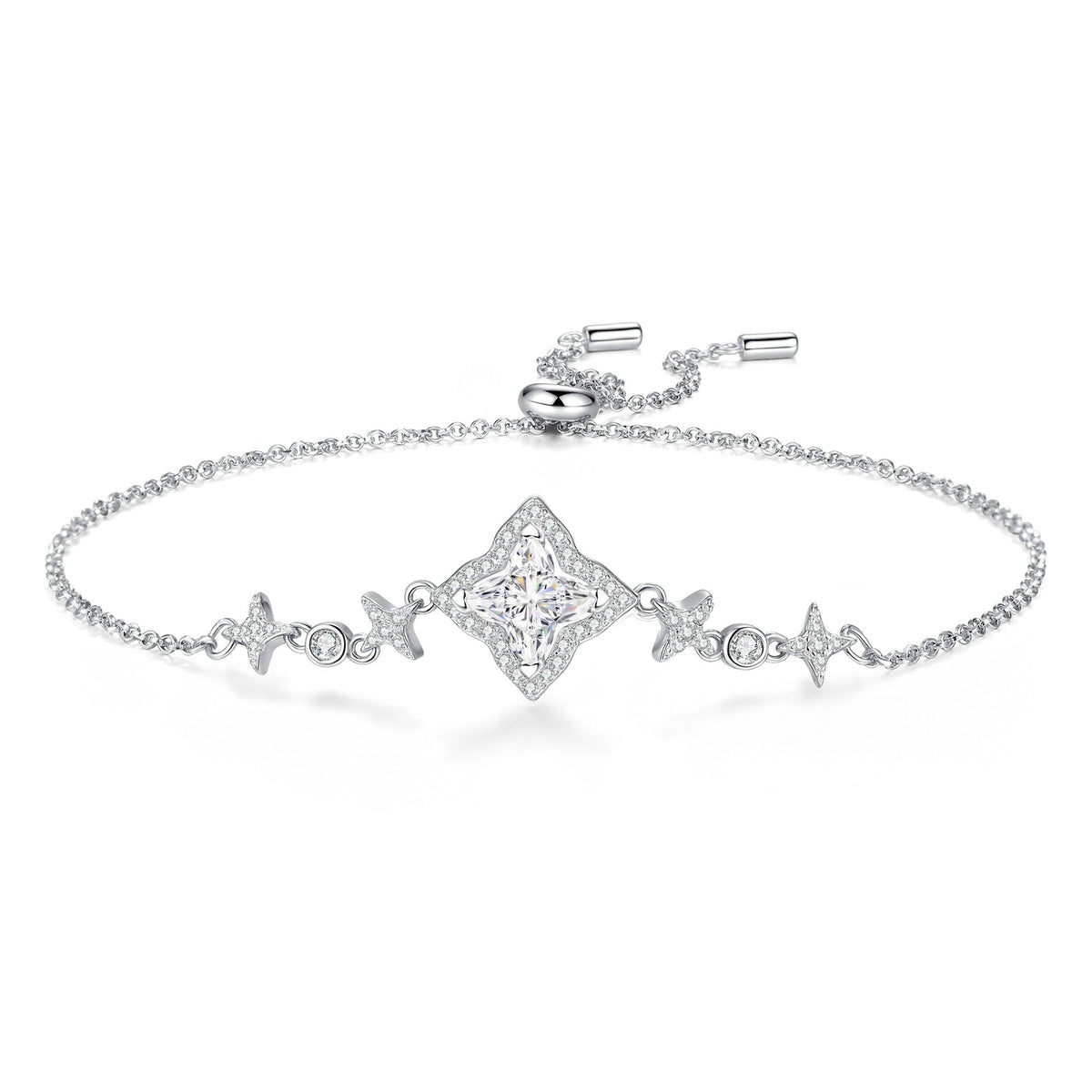 [Limara]MARQUISE-CLOVER MOISSANITE BRACELET