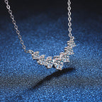 [Limara]MINIMALIST CURVED SMILE MOISSANITE NECKLACE