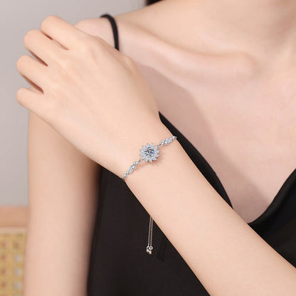 [Limara]RADIANT SUNFLOWER MOISSANITE BRACELET