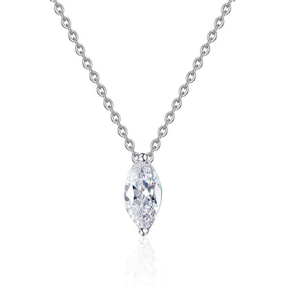 [Limara]SOPHISTICATED MARQUISE-CUT MOISSANITE PENDANT NECKLACE