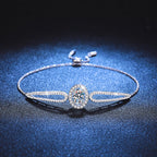 [Limara]"PIGEON'S EGG" TEARDROP MOISSANITE BRACELET