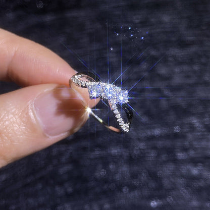 [Limara]INTERTWINING LOVE MOISSANITE RING