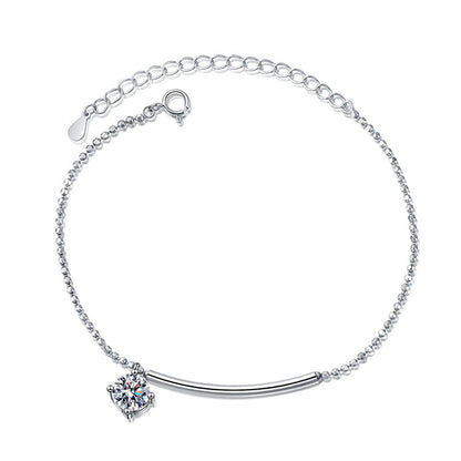 [Limara]ELEGANT HALF-MOON CURVE MOISSANITE BRACELET