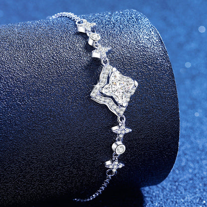[Limara]MARQUISE-CLOVER MOISSANITE BRACELET