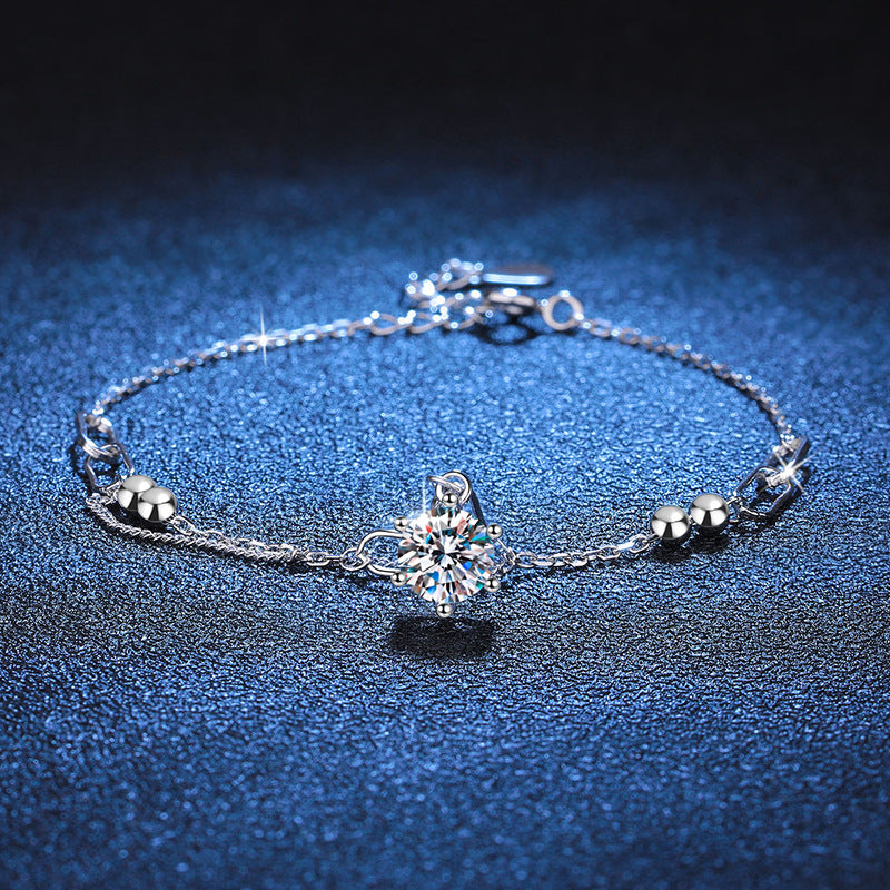 [Limara]CLASSIC SOLITAIRE MOISSANITE BRACELET