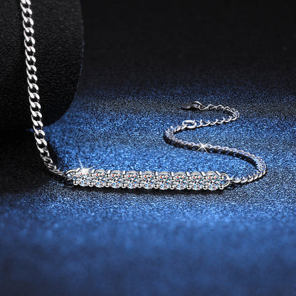 [Limara]SMILING CURVE MOISSANITE BRACELET