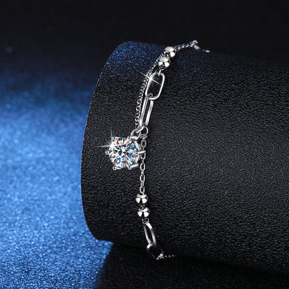 [Limara]CLASSIC SOLITAIRE MOISSANITE BRACELET