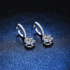 [Limara]CLASSIC 6-PRONG MOISSANITE DROP EARRINGS