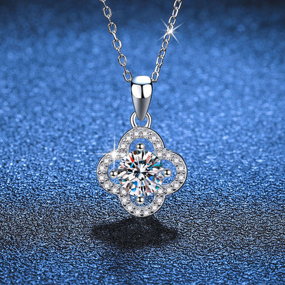 [Limara]CLASSIC CLOVER MOISSANITE PENDANT NECKLACE