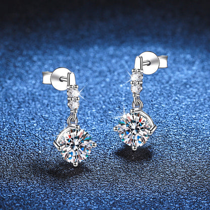 [Limara]DYNAMIC TASSEL MOISSANITE DROP EARRINGS