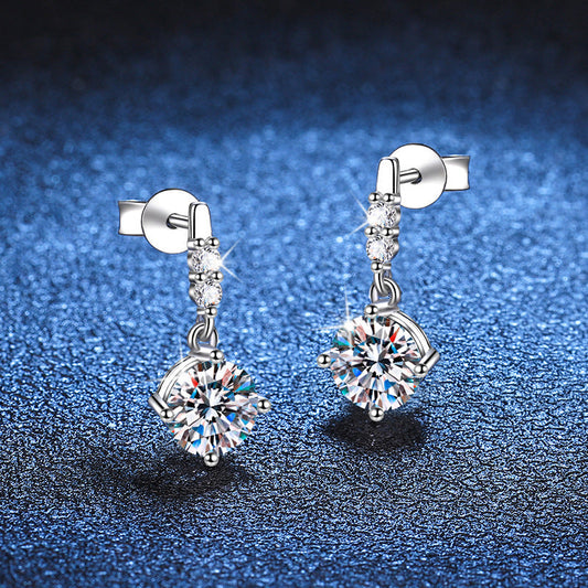 [Limara]DYNAMIC TASSEL MOISSANITE DROP EARRINGS