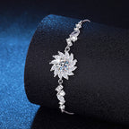 [Limara]RADIANT SUNFLOWER MOISSANITE BRACELET