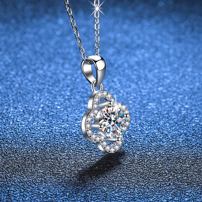 [Limara]CLASSIC CLOVER MOISSANITE PENDANT NECKLACE
